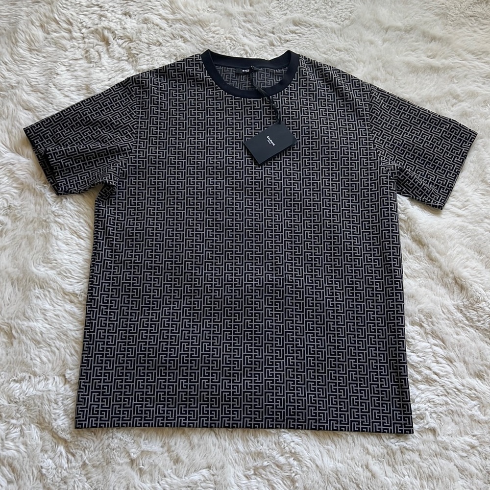 Balmain Men’s Monogram T-Shirt